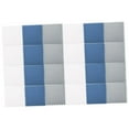 thumbnail image 1 of Puzzle Mat, Interlocking Educational Toys Floor Protection Soft Solid White Gray Blue 24Pc, 1 of 5