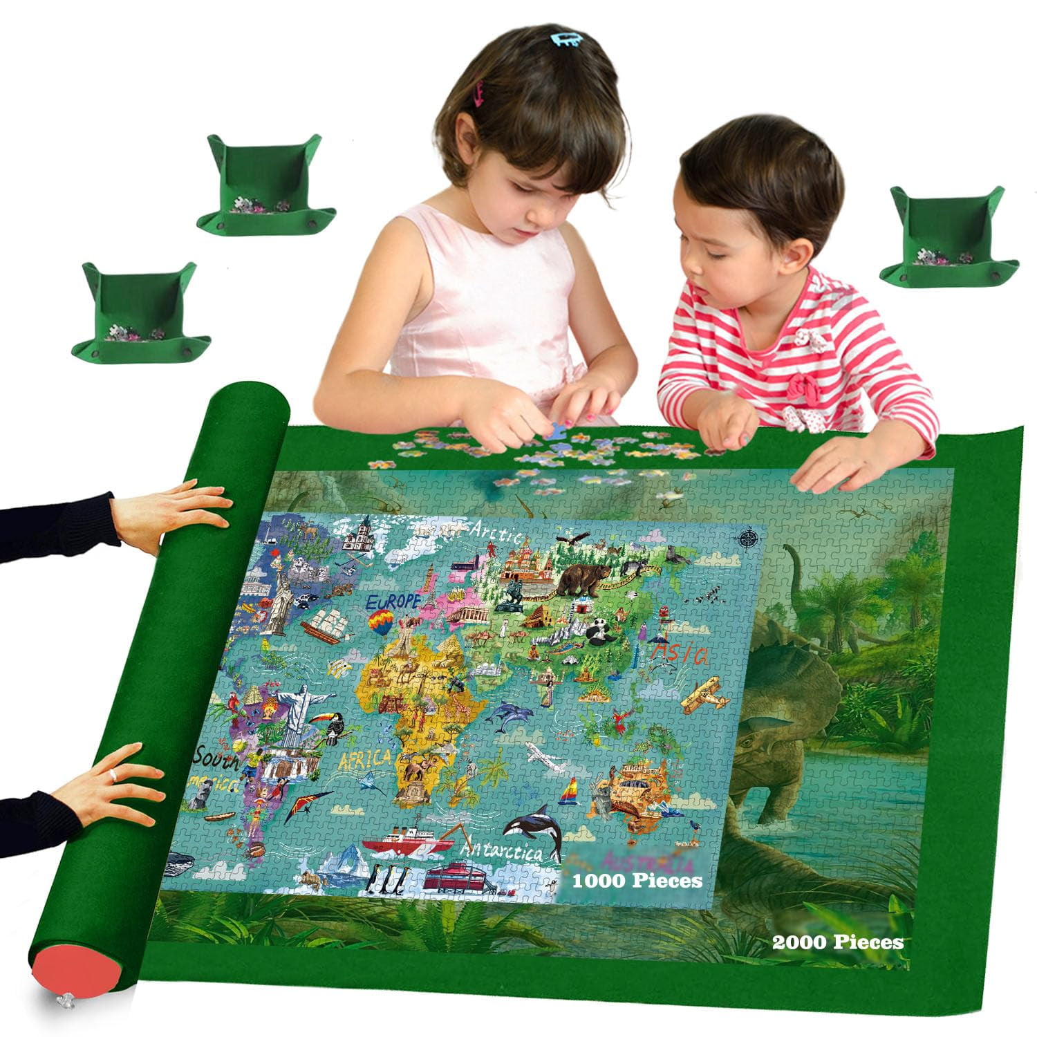 Puzzle Mat Roll YPF5 Puzzles Board for Jigsaw to 1500, 1000 Pieces