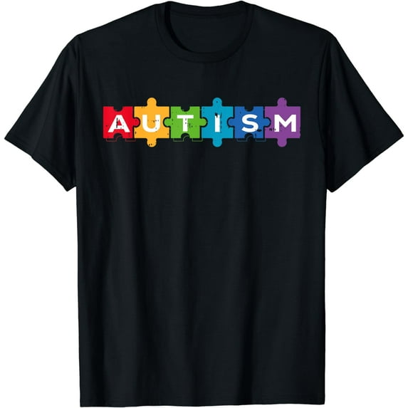 Puzzle Piece Autism Awareness Boys Girls Toddlers Kids T-Shirt