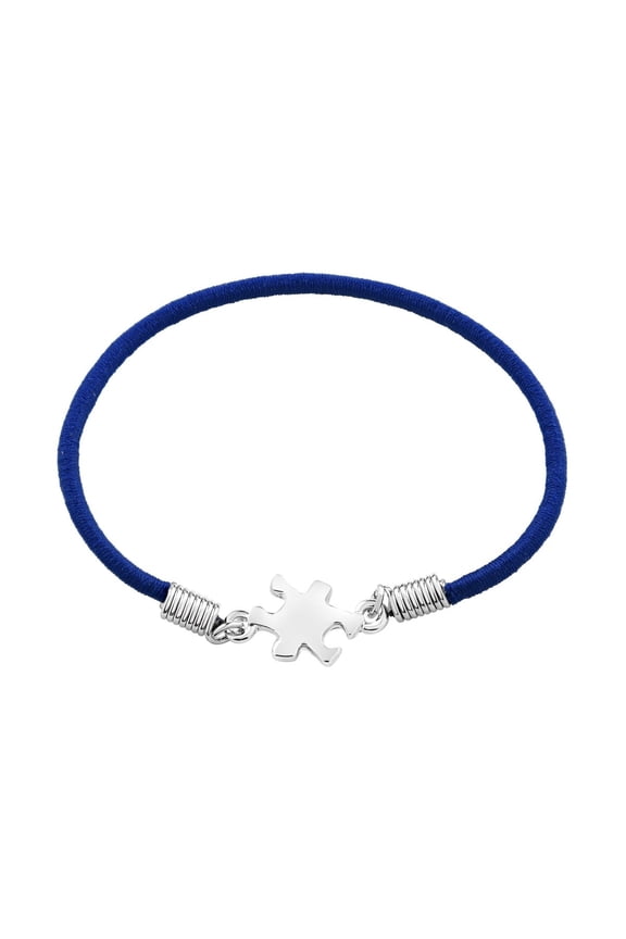 Puzzle Piece Autism Awareness Stretch Bracelet