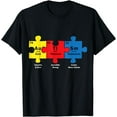 thumbnail image 1 of Puzzle Piece Chemical Elements Cool Autism Awareness Gift T-Shirt, 1 of 4