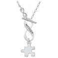thumbnail image 1 of Puzzle Piece - To Infinity Mother Toggle Necklace, 1 of 2