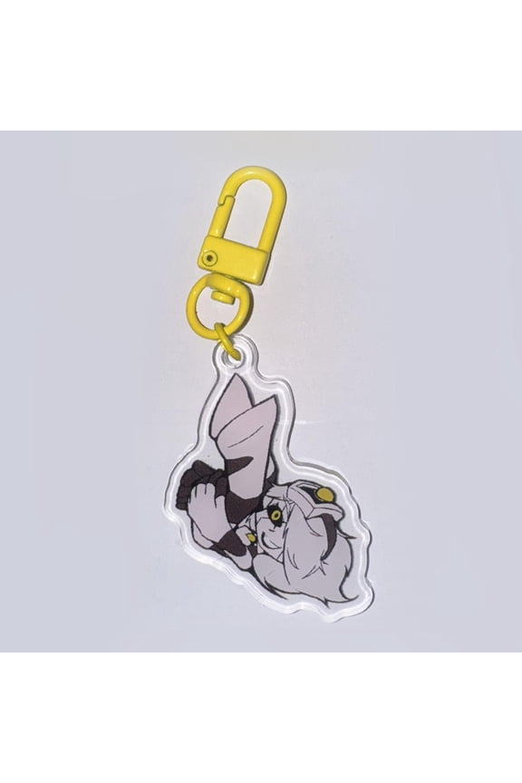 Puzzle Portal Game Evil Ai Villain Acrylic Keychain