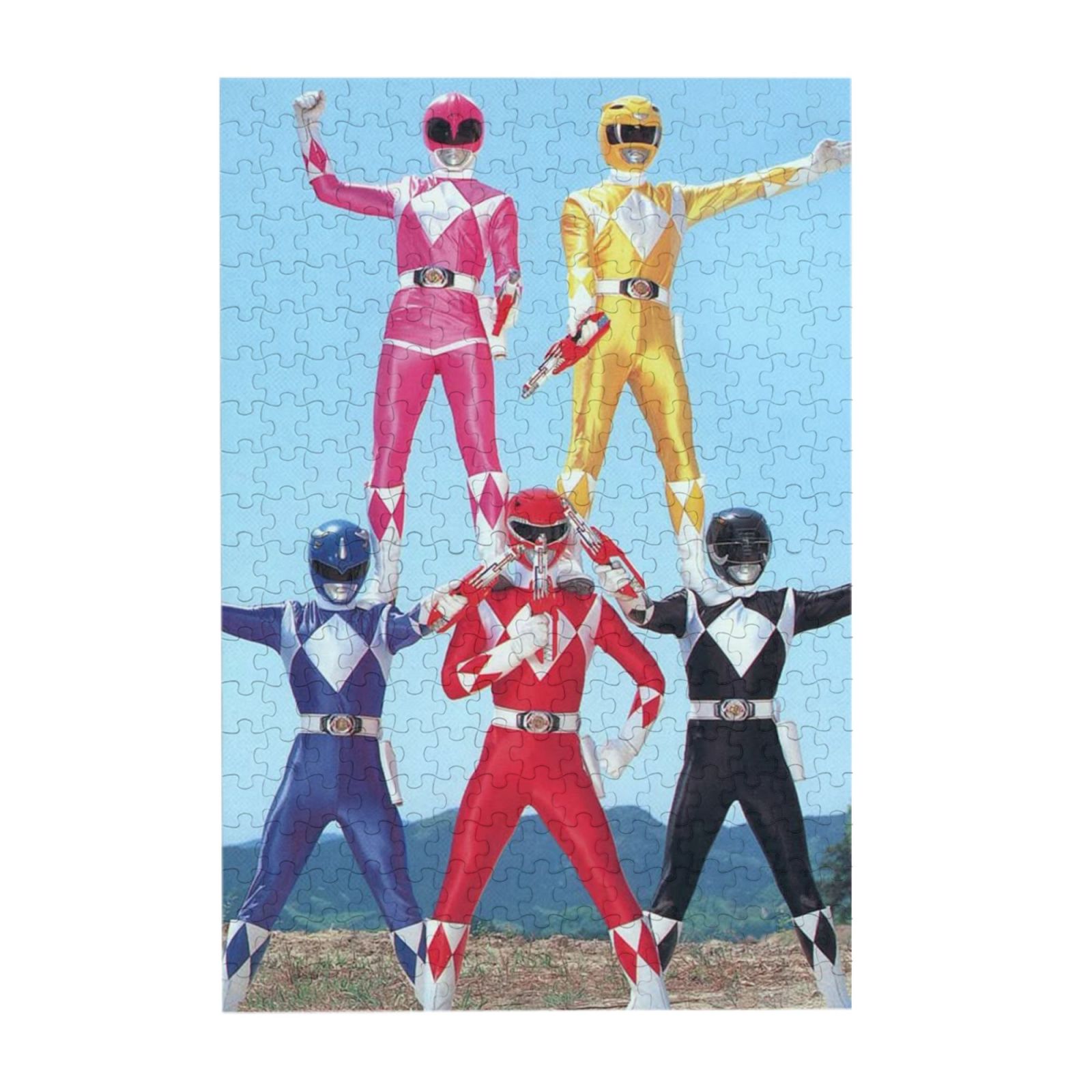 Power Ranger 25 Puzzle Puzzle Power Rangers 300-Piece Wooden Jigsaw Puzzle For Family Fun ...