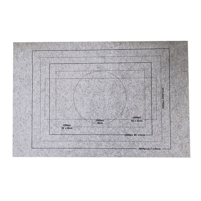 Puzzle Roll Storage Mat Roll Up to 3000 Pieces with Drawstring Storage