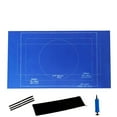 thumbnail image 1 of Puzzle Roll Storage Mat With Drawstring Storage Bag Use Up To 1500pc Of Puzzles Storage Case,Blue,Plastic, 1 of 2