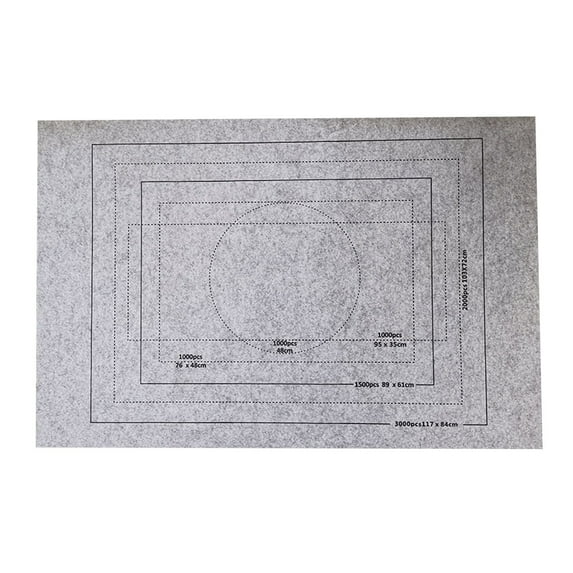 Puzzle Roll Storage Mat - for 3000 Pieces, with Drawstring Bag, Non-, Foldable, for Puzzle Storage Organization