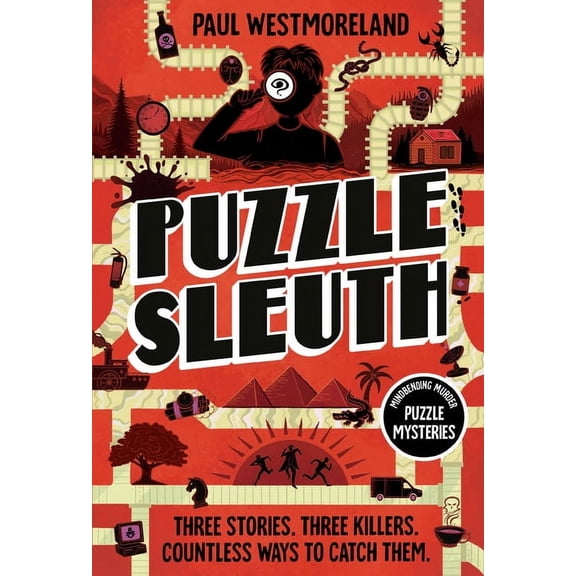 Puzzle Sleuth: Mindbending Murder Puzzle Mysteries [An Interactive Book], (Paperback)