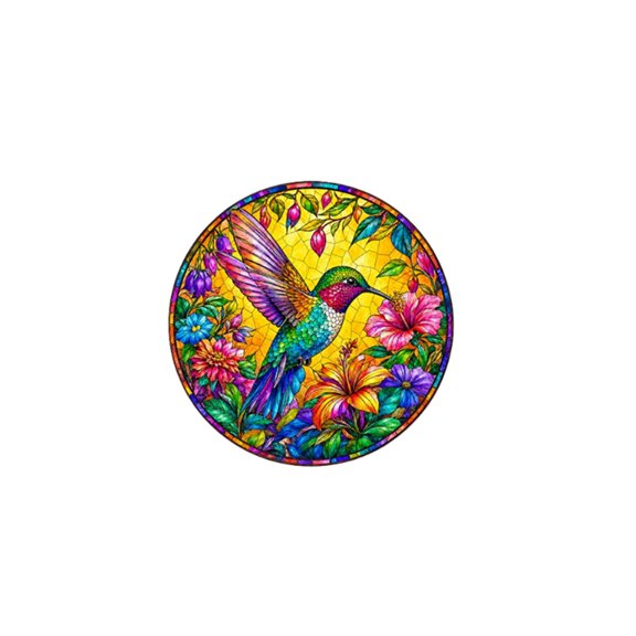 Puzzle Style Window Ornament, Transparent Acrylic Sunshade Hanging Plate, Light Block Decorative Pendant, Portable Window Plaque for Home Indoor Light Filter Decoration