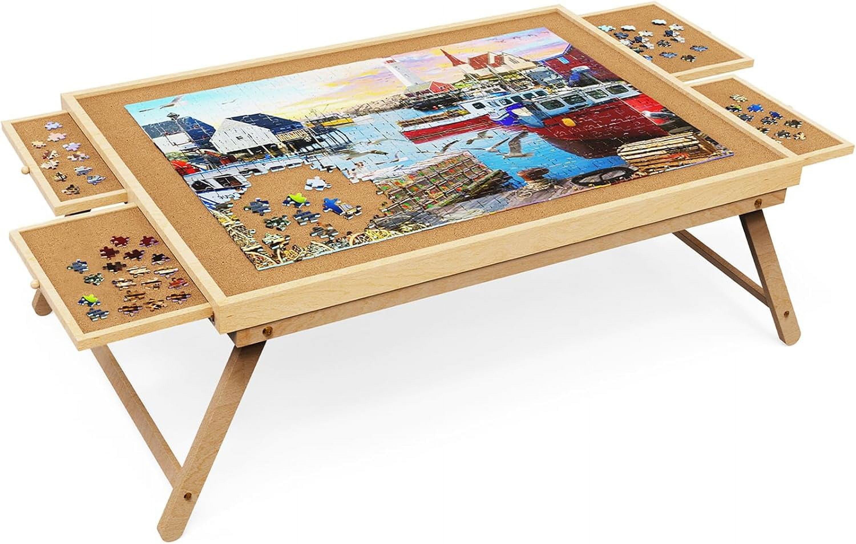 Puzzle Table 2000 Pieces,Jigsaw Puzzle Table with Drawers,41.3"x 29.5