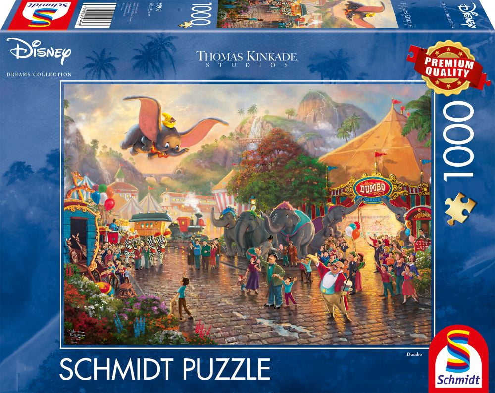 Puzzle Thomas Kinkade Disney Dumbo Jigsaw Puzzle 1000 Pieces Multi-Coloured Schmidt Spiele 59939