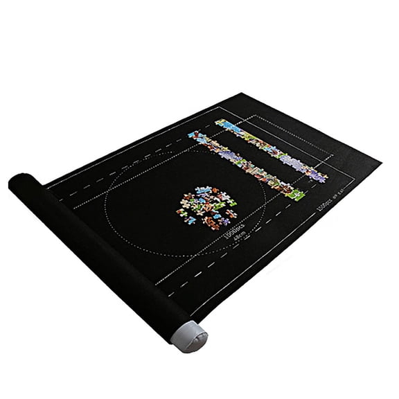 Puzzle Toy 2 In 1 Storage Puzzle Mat for Kids - 26x46 Inch Rollable Puzzle Play Area with 15