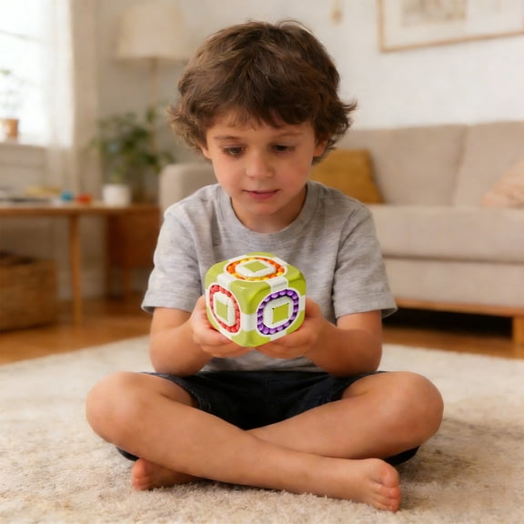 XINGXIANG Puzzle Toys,3x3 Cube Rotating Cube Puzzle, Brain Teaser Toy, Educational Puzzle Cube, Logic Thinking Game, Stress Relief Fidget Toy