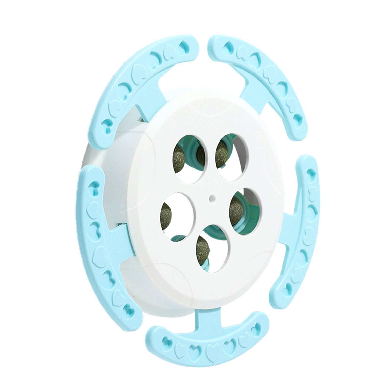 Puzzle Treat Game for Cats Interactive Cats Exercise Catmint Toy Treat Dispenser Teaser Toy for Indoor Cats Entertainment