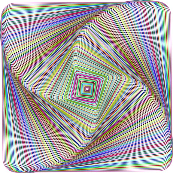 Puzzle-Twisted 3D Colorful squares-1000 Pieces Square Puzzle Color Challenge Jigsaw Puzzles for Adults