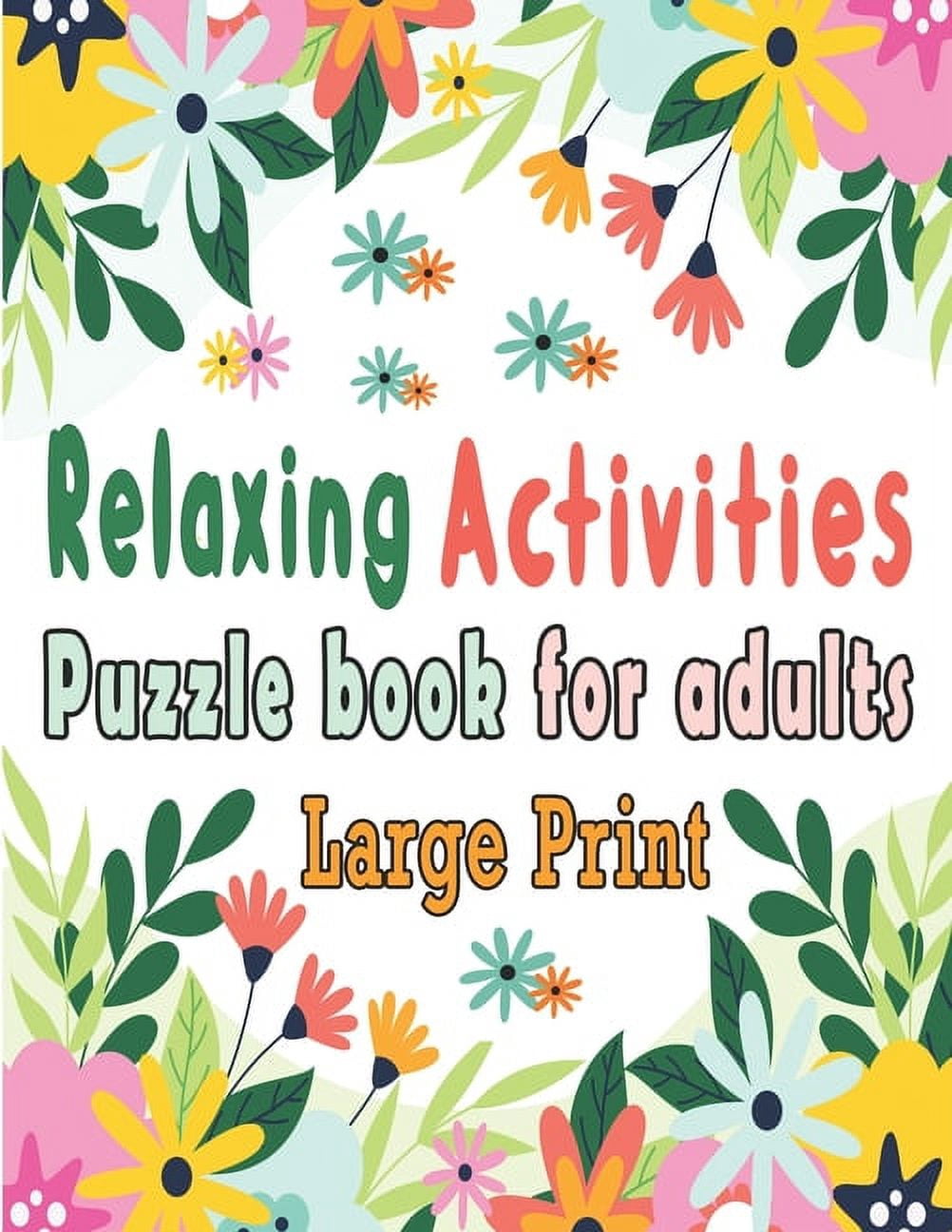Puzzle book for adults: Puzzle Activity Book for Adults, 140+ Large