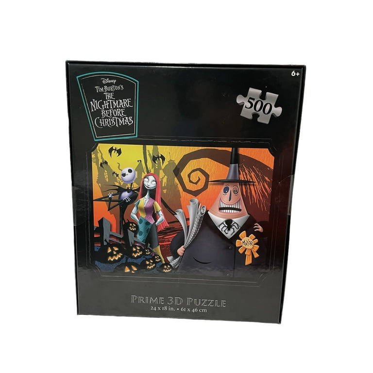 Disney's The Nightmare Before Christmas Prime 3D Puzzle 500 Pieces 24x18  NRFB - We-R-Toys