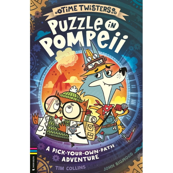 Time Twisters Puzzle in Pompeii: A Pick-Your-Own-Path Adventure, Book 1, (Paperback)