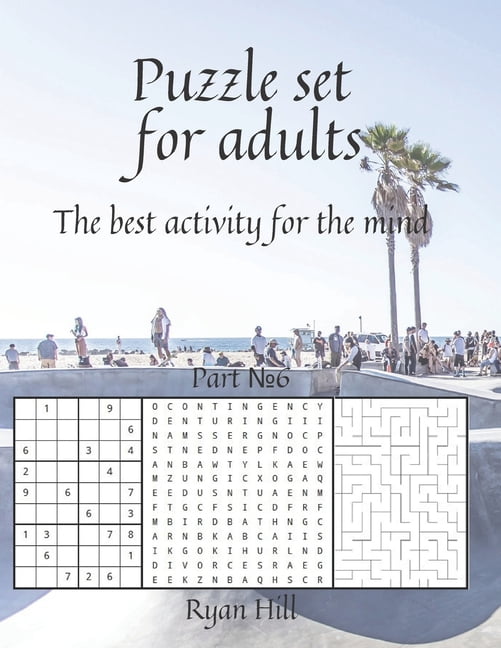 Puzzle set for adults: The best activity for the mind Part 6, (Paperback)