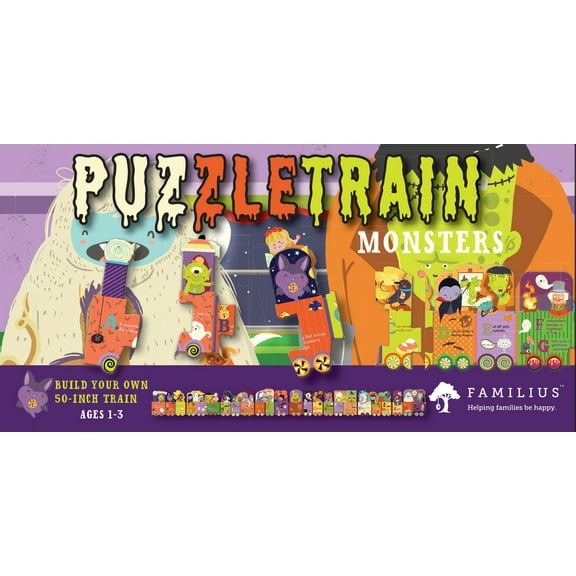 PuzzleTrain: PuzzleTrain: Monsters 26-Piece Puzzle (Jigsaw)