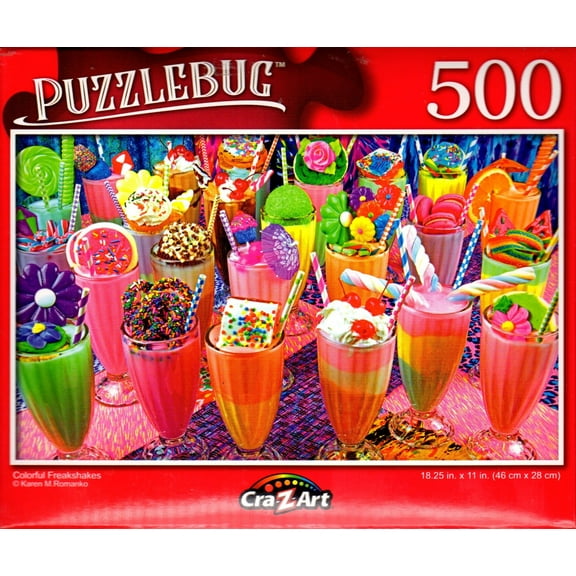 Puzzlebug 500 - Colorful Freakshakes