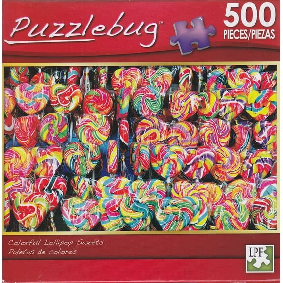 Puzzlebug 500 - Colorful Lollipop Sweets