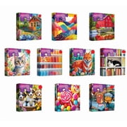 Puzzlebug Deluxe 350-Piece Puzzles 5 Variety Pack