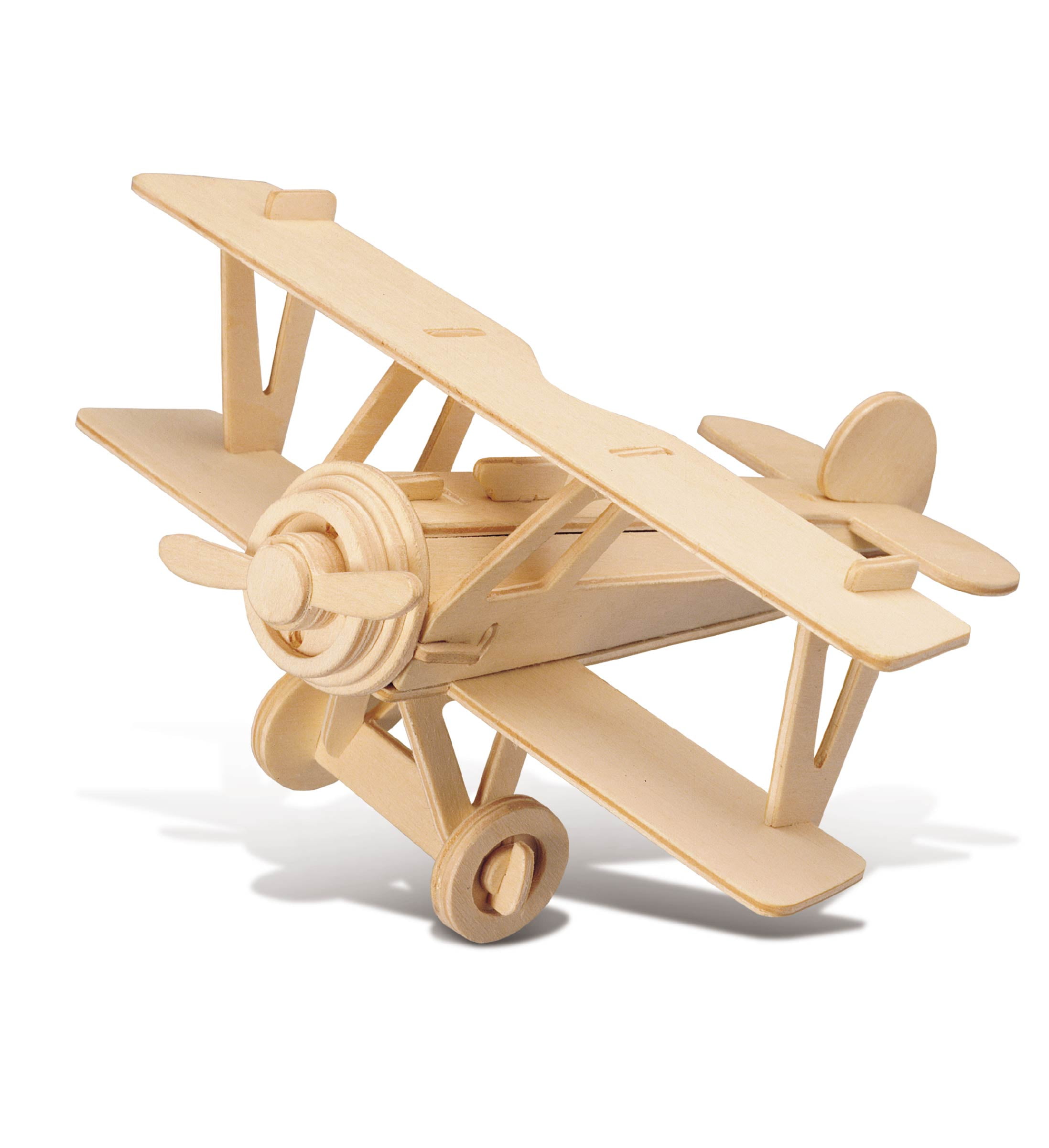 Puzzled 3D Puzzle Nieuport 17 Airplane Wood Craft Construction