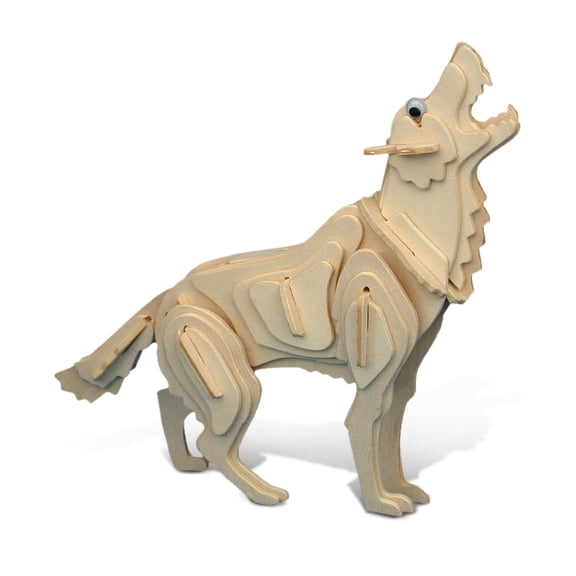 Wolf 3D Wooden Puzzle by Puzzled Inc