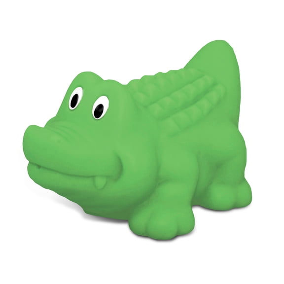 Puzzled Bath Buddy Green Alligator Rubber Water Squirter Reptile Animal Collection 3 Inch Affordable Gift Decoration -Non-Toxic & Safe for All Ages Perfect for Babies' Little Hands Cute Reptile Friend