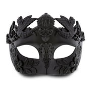 Puzzled Black Venetian Royal Masquerade Attitude Studio Costume Masks