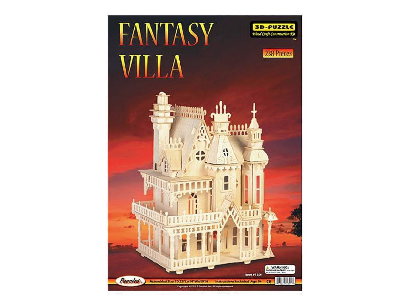 Puzzled - Fantasy Villa - 3D Jigsaw Puzzle - 238 Pieces - Walmart.com