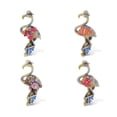 thumbnail image 1 of Puzzled Flamingo Refrigerator Rockstone Magnet - Birds Theme - Set of 4 - Unique Affordable Gift and Souvenir - Item #7605, 1 of 2