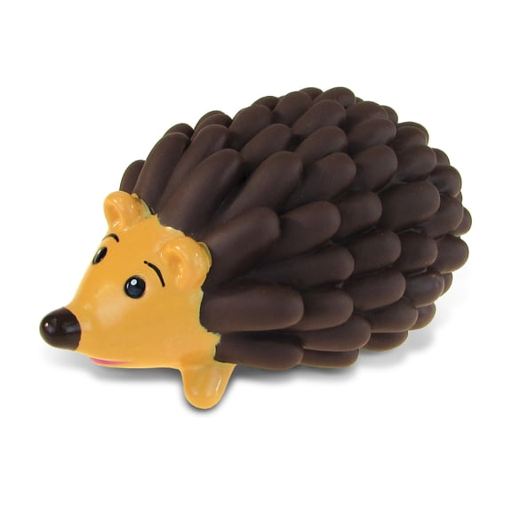 Puzzled Hedgehog Rubber Bath Toy Squirter Brown/Dark Brown Bath Buddy Fun Floater Animals Collection 3 INCH - Affordable Gift for Babies Safe For All NO Age Restrictions Bathtub/Pool Toy - Item #2784