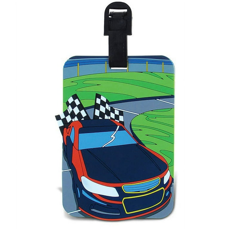 Puzzled Inc. Luggage Tags Race Car Walmart