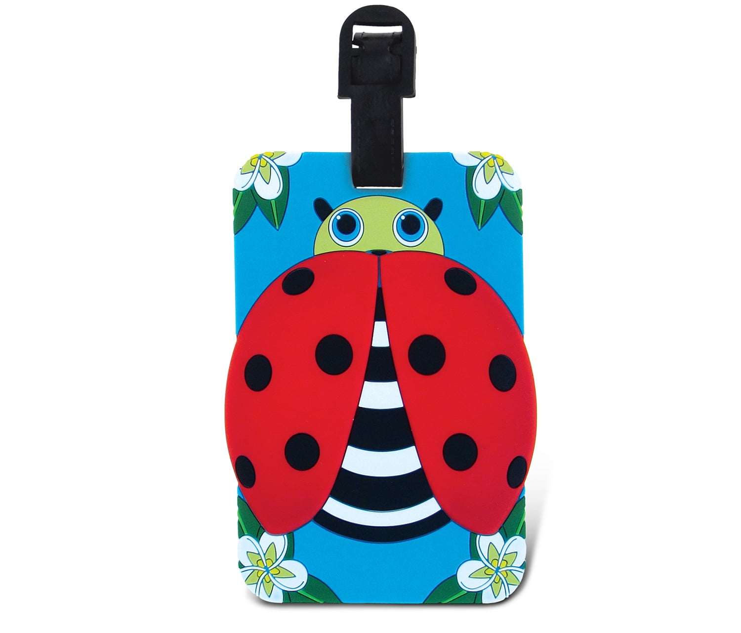 Puzzled Ladybug Luggage Tag – Unique Fun Lady Bug Animal Novelty Travel ...