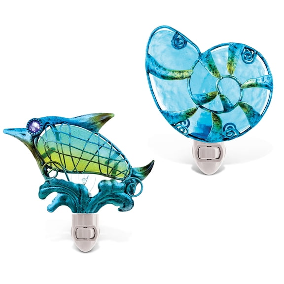 Puzzled Night Light Dolphin and Shell
