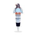 thumbnail image 1 of Puzzled Reusable Penguin Wine Stopper with LED Glass, 5 inches, Multi Color, 1 of 7