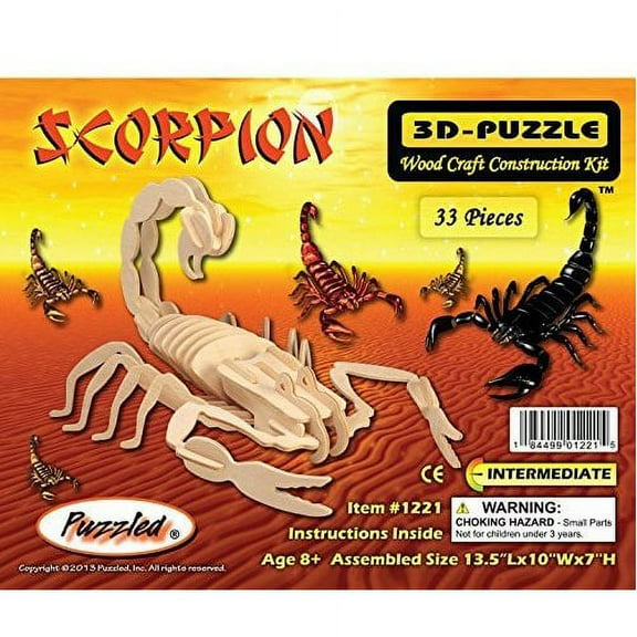 Puzzled Scorpion 3D Woodcraft Construction Kit