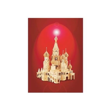 Puzzled - St. Petersburg Church - 3D Jigsaw Puzzle - 705 Pieces