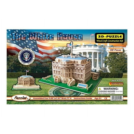 Puzzled - The White House - 3D Jigsaw Puzzle - 128 Pieces