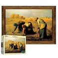 thumbnail image 1 of Puzzlelife Puzzlelife 1000 Piece Jigsaw Puzzles The Gleaners Of Millet 1285 Puzzles, 1 of 3
