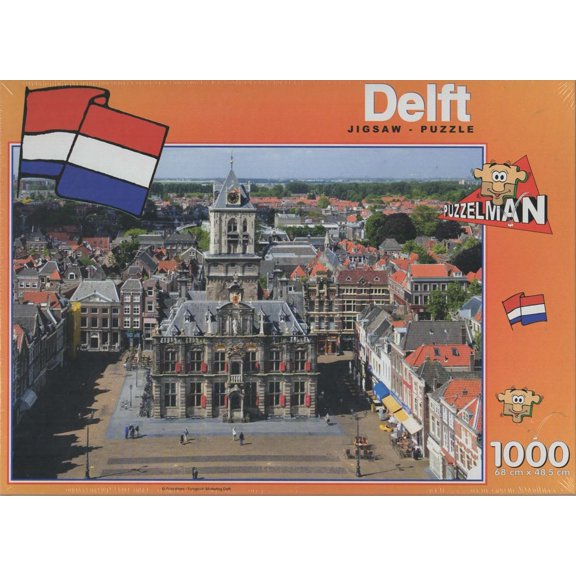 Puzzleman 1000 Piece Puzzle - City Hall Delft The Netherlands