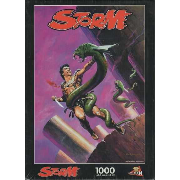 Puzzleman 1000 Piece Puzzle - Storm: Attack of the Snake By Don Lawrence