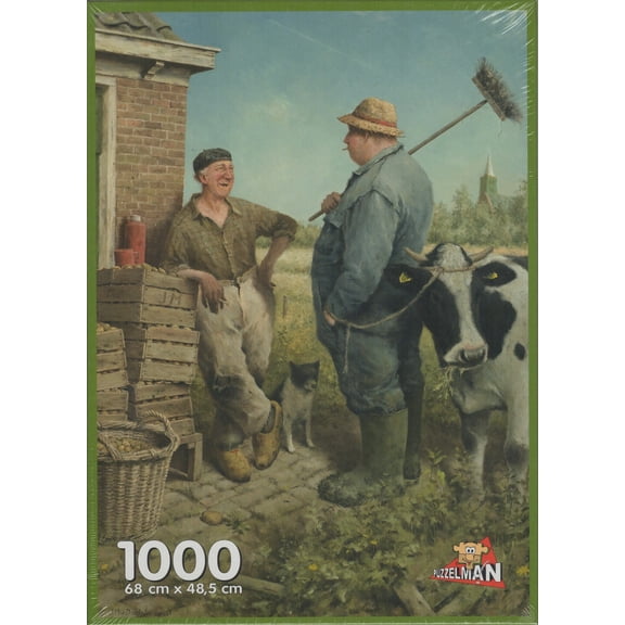 Puzzleman 1000 Piece Puzzle - Weather Chat By Marius van Dokkum
