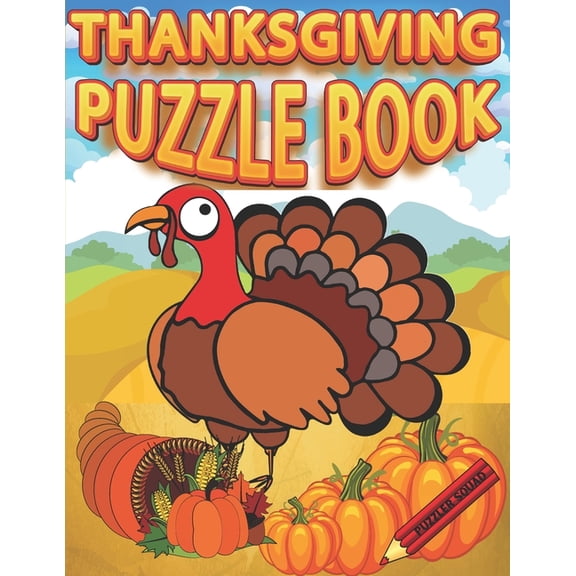 Puzzler Squad Thanksgiving Puzzle Book: Word Search Puzzle Books for Adults, Large Print for Seniors, Fall Activities fo, (Paperback)