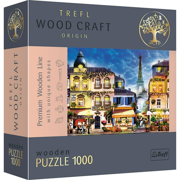 Puzzles - "1000" - French Alley / Wooden Puzzles