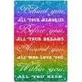 thumbnail image 1 of Puzzles 1000 PCS Motivate 7 Rules Of Life Inspirational And Uplifg Art ation, 1 of 5