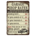 thumbnail image 1 of Puzzles 1000 PCS Vintage Shop Rates Man Cave Gift Mechanic Pops Accessories s Workshop Dads Funny, 1 of 5