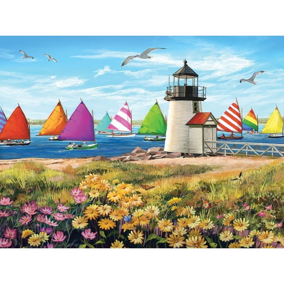 Puzzles 1000 PCSPuzzles - Rainbow Fleet - Jigsaw Puzzle